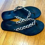 Sonoma  Black Braided Thong Flip Flops- Possible Size 8.5/9? Photo 3