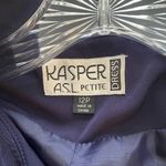 Kasper Long Sleeve Navy Shirt dress 12p Photo 6