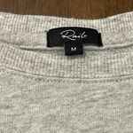 Rails  Kelli Paris Appliqué Sweatshirt Women's Size Medium Cotton Modal Gray Knit Photo 6
