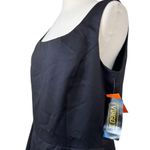 Vintage Virgo II Black Sleeveless Rockabilly Style Swing Dress Size 14 Photo 3