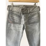 Diesel Gray Low Rise Straight Leg Denim Jeans Size 25 Photo 1