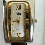 Gloria Vanderbilt Vintage Bracelet Watch Silver & Gold Tone *Needs Battery* Photo 7