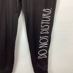 Rae Dunn  Lounge Jogger Pants Do Not Disturb Size Medium Photo 1