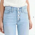 Madewell  9" Mid-Rise Skinny Crop Jeans in blue Asbury Wash: Button-Front Edition Photo 3
