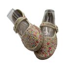 CL by Laundry Size 11 Mary Jane Floral Mary Jane Espadrille Flats Womens Photo 5