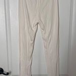 Naked Wardrobe Womens Ankle Leggings High Waist Pull On Stretch White Size Large Photo 5