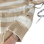 Derek Lam  10 Crosby Button Neck Striped Sweater Photo 6