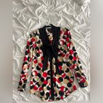 Macys Fashion Star Black and Multicolor Kimono Size XS Photo 1