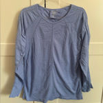 Athleta  Long Sleeve Top Size Small Athletic Running Yoga Periwinkle Purple Photo 0