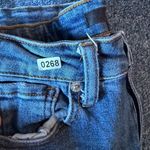 Risen  Jeans Womens 27 (Sz 5) Blue Straight Leg Frayed Hem Crop RDP1207 Exc. Cond Photo 11