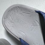 Bzees  7W Blue Tie DyeBow Embellished Washable Slide Sandals Photo 3