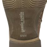 Gentle Souls  Kenneth Cole Bootie Womens 8.5M Bailey Ankle Brown Leather Side Zip Photo 7