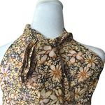 Elegant Floral Halter Neck Blouse small White Photo 1