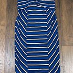 Anthropologie  Tideline Pencil Skirt by Lilka Royal Blue/White Photo 5