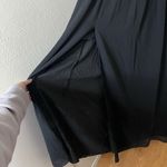 Dress the Population NEW!  Aura Bandeau halter high slit chiffon black gown large Photo 3