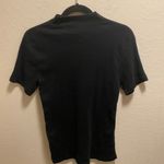 Three Dots  Mock Collar Short Sleeve Top. Photo 1