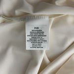 Sympli Tunic Top Womens 12 White Black Trim Minimalist Modern Casual Chic Black Photo 7