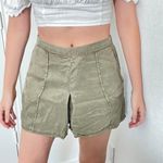 Altar'd State Comfy Sage Green Shorts Photo 0