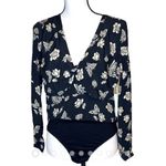 Capulet bodysuit black with butterfly & floral print size S Photo 0