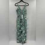 Nordstrom Helsi Norah Sequin Floral Gown in Sage Floral Photo 2