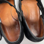 L’Amour des Pieds Amadour Peep Toe Mary Jane Platform Sandal Black Suede Size 8M Photo 3