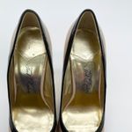 Ted Baker Womens Shoes Size US 6 Beige Black Bow Stiletto Patent Leather Glam Photo 2