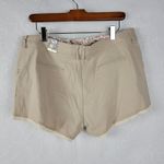 Dollhouse Womens Short Size 15 Khaki Sienna Crochet Trim Flat Front Casual NEW Photo 2