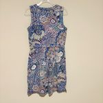 Talbots T by  paisley Dress Jersey Tie Waist Blue Dreamy Paisley medium petite Photo 1