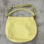 Elliot Lucca 💕New Elliott Lucca Nordstrom Yellow Pastel Perforated Shoulder Bag Photo 4