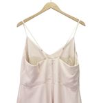 Birdy Grey Theresa Dress Size XL Champagne Chiffon Bridesmaid Gown Ruffle Slit Photo 5