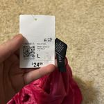 Forever 21  pink swirly wavy groovy bodycon dress size large Photo 2