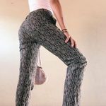 ZARA Multicolor Jacquard Weave Ankle Pants Photo 3