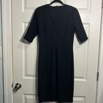 Bisou Bisou  Women’s Black and Dark Red Short Sleeve Dress - Size 6 Photo 8