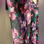 Vintage California Dynasty Mumu Cover Kaftan Black Size M Photo 2