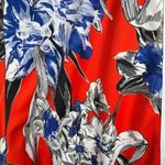 Nike Floral Track Pants M Red Blue Stripe Joggers Sportswear Athletic Retro Photo 5