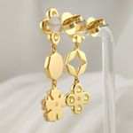 Tory Burch  Kira  Clover Linear Earrings Photo 3