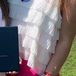 Wishlist Appreal White Tiered Shirt  Photo 0