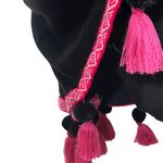 Pitusa New Mykonos Tassel Dress Black Pink Trim Pima Cotton Modal Size Standard Size M Photo 7