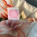 Venus tropical orange floral Bikini C-cup top women sz 8 bottom Photo 5