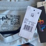 NEW PHLUID Rainbow Graphic Short Sleeve Pride T Shirt Gray Size 1X LGBTQ Photo 3