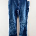 Free People High Rise Level Up Slit Bootcut Jeans Night Sky Blue 31 / 12 Photo 0