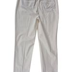 Talbots NWT Winter White Flat Front Cotton Blend Slacks Sz 16 Photo 1