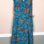 Band of Gypsies Band of the Free / Women’s Floral Print Tie Back Wrap Maxi Dress Photo 0