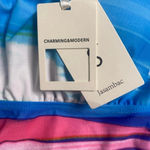 JASAMBAC XXL Strappy Tankini Swimsuit Boy Shorts Bathing Suits Two Piece New Blue Photo 2