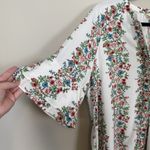 Matilda Jane  Button Up Tunic Top Women Medium Cottagecore Garden Party Floral Photo 1