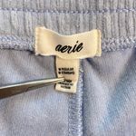 Aerie Ribbed Flare Pants Pastel Blue Front Seam Soft No Pockets Lounge Boho M Photo 2