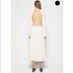 NEW Jonathan Simkhai Mia Plisse Skirt Sandstone Size 10 Photo 5