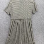 Urban Outfitters Women's T Shirt Dress Striped Green Short Sleeve Size Small Photo 2