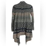 Knox Rose  Size Small Cardigan Thick Knit Waterfall Fringe Hem Photo 2