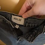 AGOLDE  Riley High Rise Straight Crop Jeans in Fade Gray Photo 3